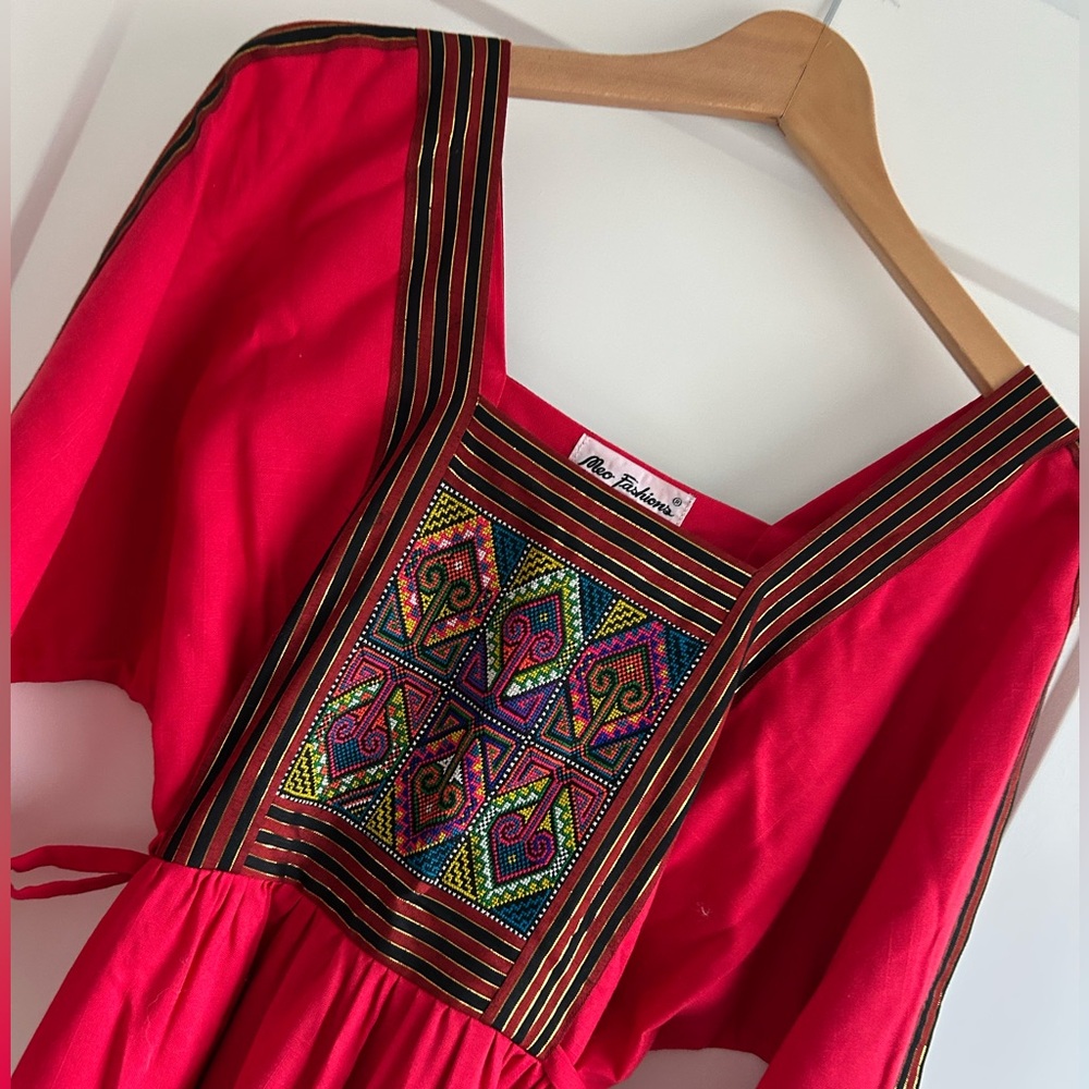 Vintage Authentic Mexican Dress